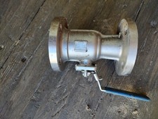 316 Stainless Steel 150 Flanged Standard Port 1 Ball Valve w Mounting Pad 54116