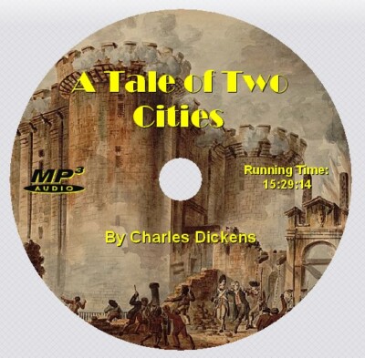 A TALE OF TWO CITIES, Charles Dickens, Audio Book MP3 CD