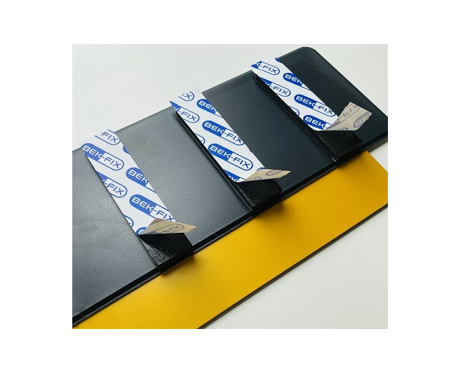 12 BEK-FIX NUMBER PLATE STICKY PADS SELF ADHESIVE PRE-CUT STRIPS 6MM ...
