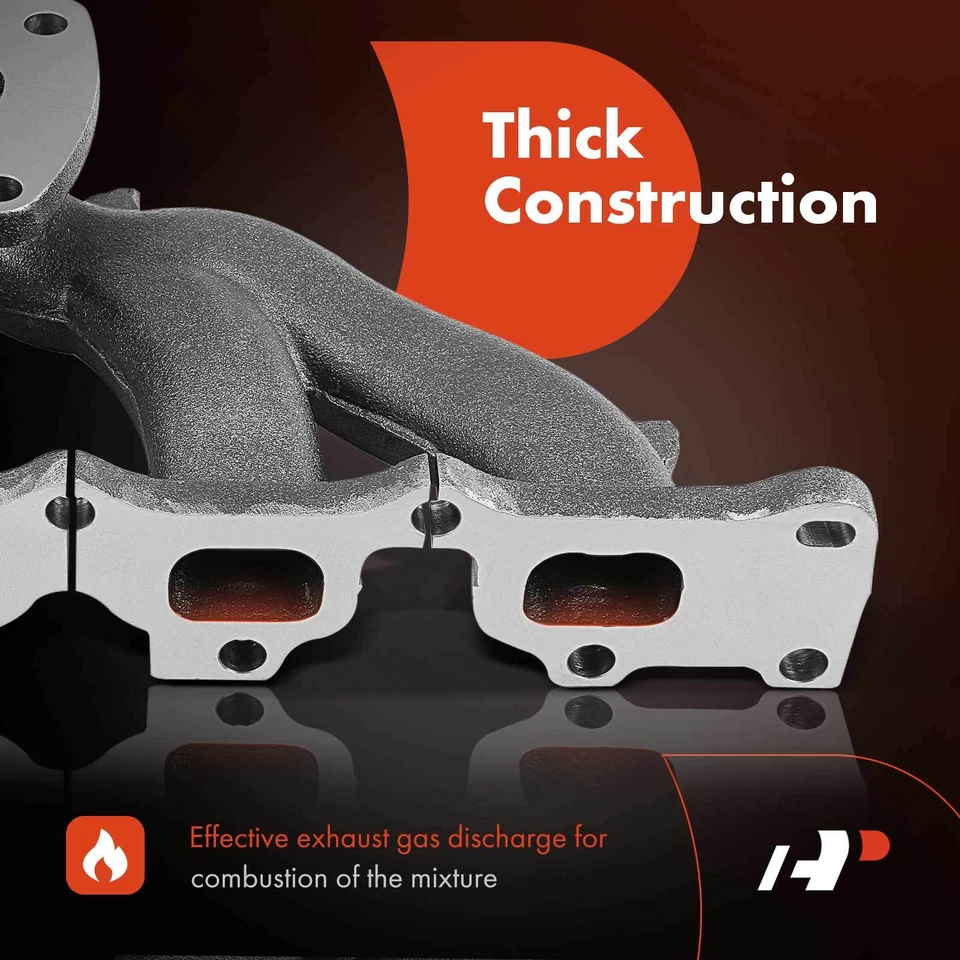 Colector de escape derecho con junta para Buick Century Pontiac Firebird Olds Chevy Foto 3 de 4