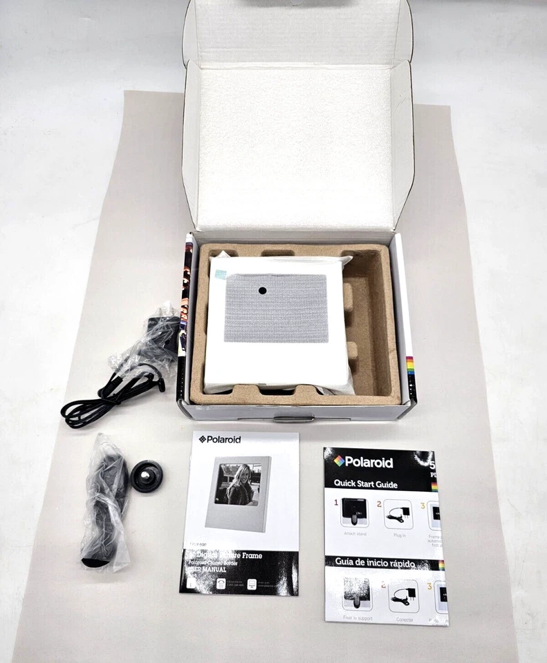 ⚡️Polaroid 5" Digital Picture Frame, White - Image 2 of 3