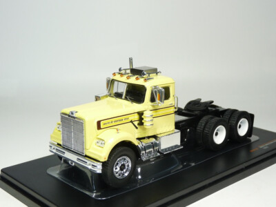 White Western Star 4864 1970 Ixo 1/43 - Camion Jaune Miniature Collection