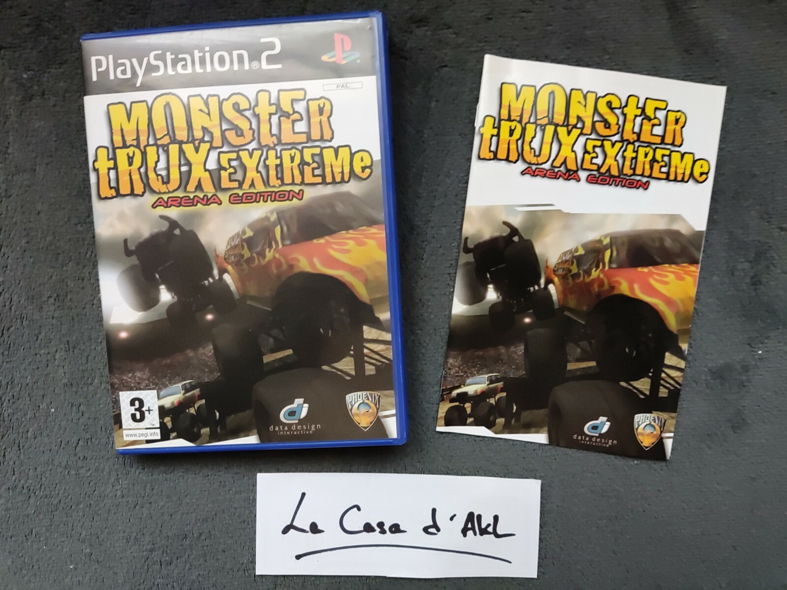Monster Trux Extreme Arena Edition complet sur Playstation 2 - PS2 FR TTBE