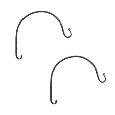 ACHLA 12" Arc Wall Bracket, 2-Pack, Black Powdercoat - WB-03-2