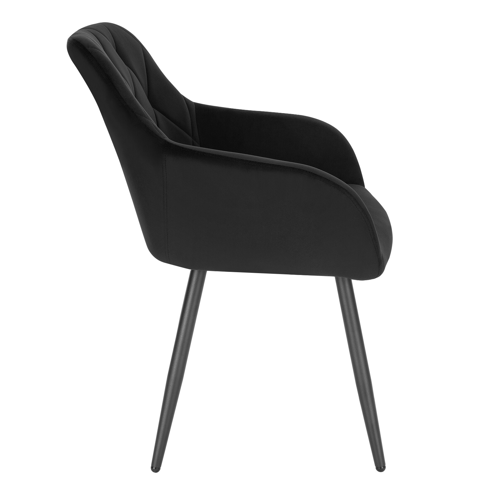 1/2/4/6x Dining Chair Velvet Padded Armchair Kitchen Lounge Chair w