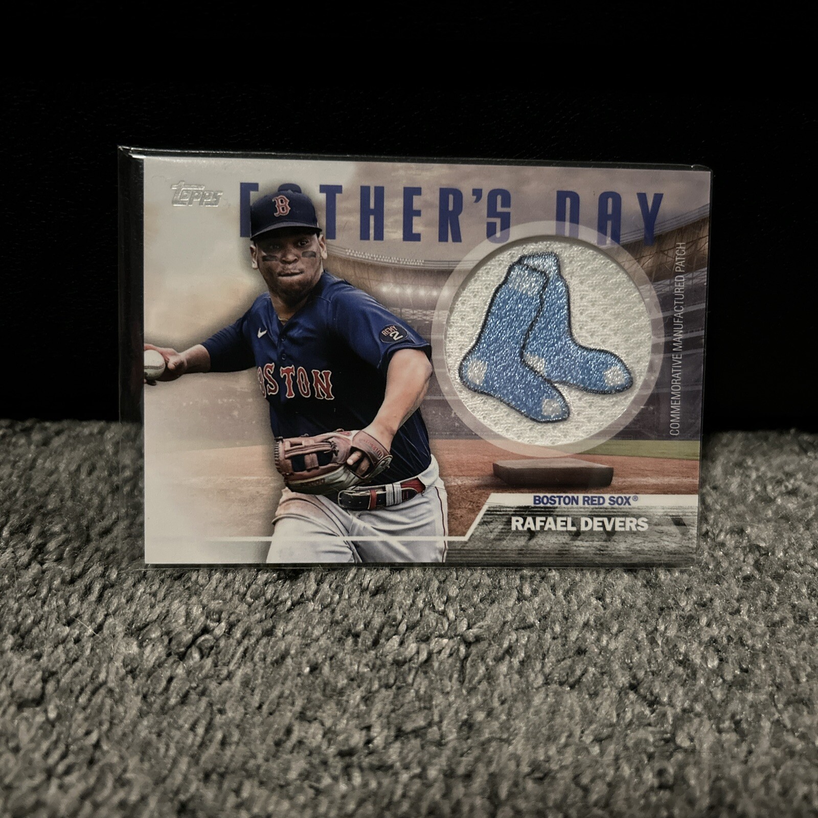 2023 Topps - Father's Day Commemorative Team Patches #FD-RD Rafael Devers