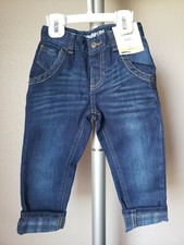 Genuine Kids from OshKosh Toddler Boys' Brushed Back Skinny Jeans, Dark Blue- 2T