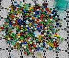 Huge lot vintage swirl marbles 380 plus beautiful assorted glass — photo 4