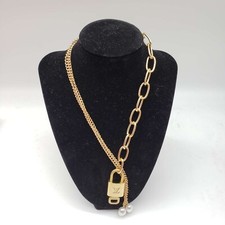 100% Auth Louis Vuitton Lock & Key with Unbra...