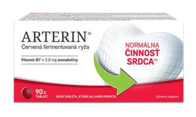 ARTERIN  2.9mg Monacolins+B1 Normal Heart & Blood Vessels Function Support 90tbl