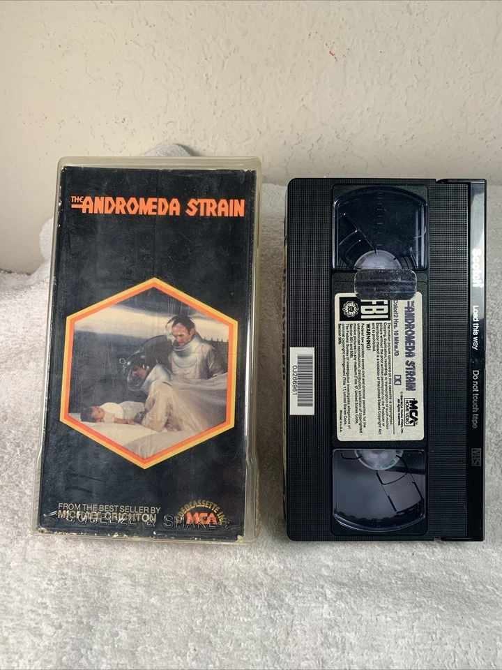 The Andromeda Strain Rare VHS 1971 MCA Universal Horror Sci Fi Aliens Super Rare - Image 2 of 4