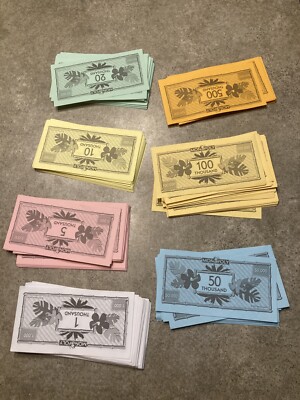 2007 Monopoly Tropical Tycoon DVD Game Replacement Money Free Shipping