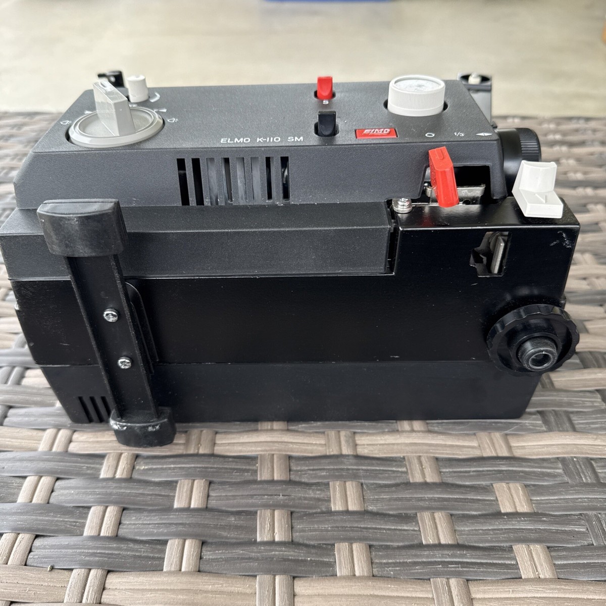 ELMO K-110 SM Super 8 & Standard 8mm Movie Projector No Cable | eBay