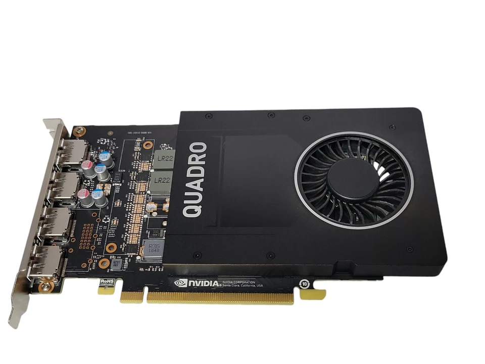 NVIDIA Quadro P2000 5GB Graphics Card 4x DisplayPort _ - Image 2 of 4