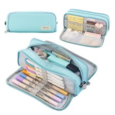 Pencil Large Capacity Pencil Pouch Box Stationery Zipper Pocket for B8N2