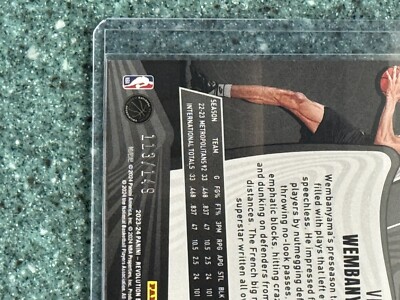2023-24 Panini Revolution Victor Wembanyama Card #104 Impact 