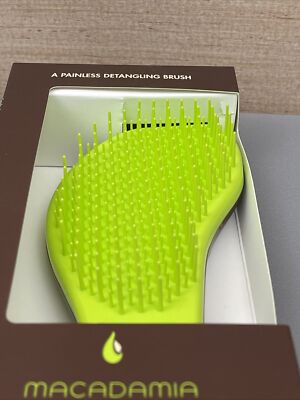 Brosse Démêlante Macadamia Pro NoTangle Brush - Pour Cheveux Sans Nœuds Et Sans Tirer, En Plastique