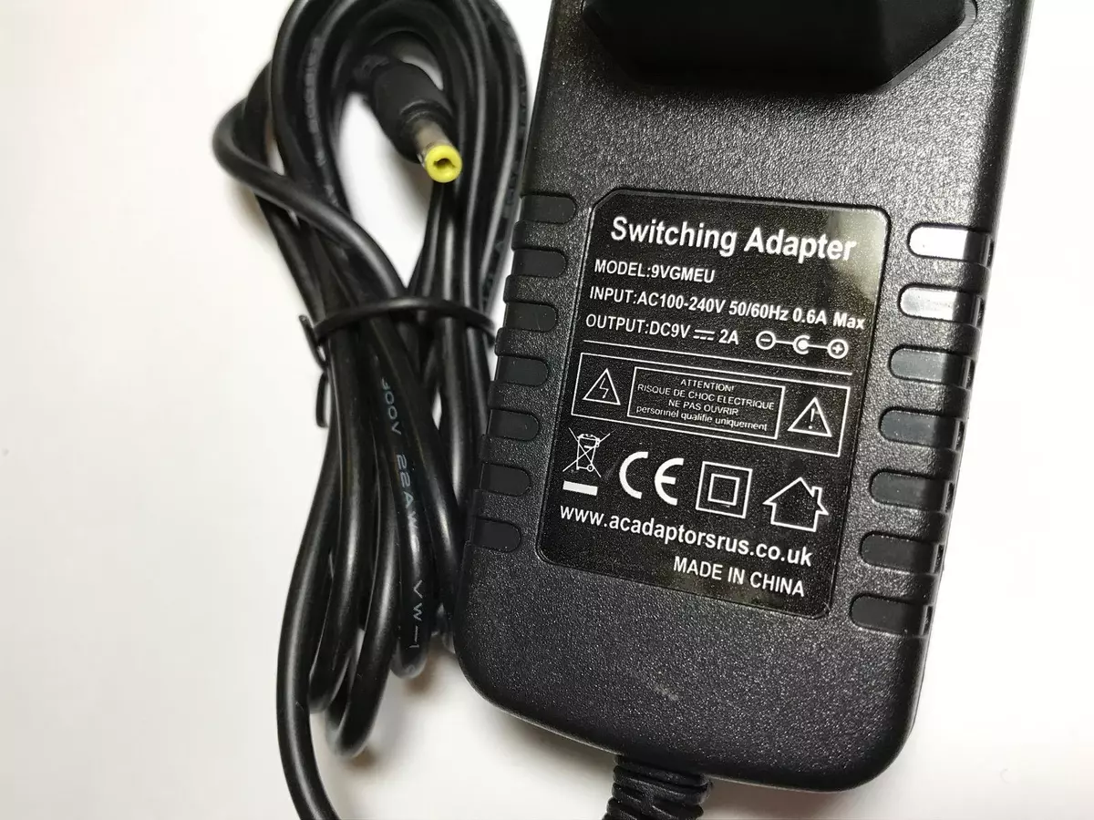 Asda Curtis DVD7015UK Portable DVD Player AC-DC Switching Adapter Charger EU