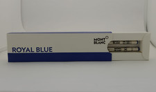 MONTBLANC BALLPOINT REFILLS MEDIUM ROYAL BLUE - Pack of 2 128214 