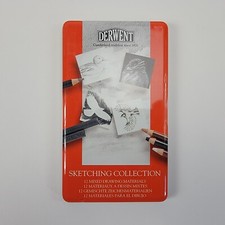 Derwent Sketching Collection 12 No 34305 NEW Pencils, Charcoal, Graphite