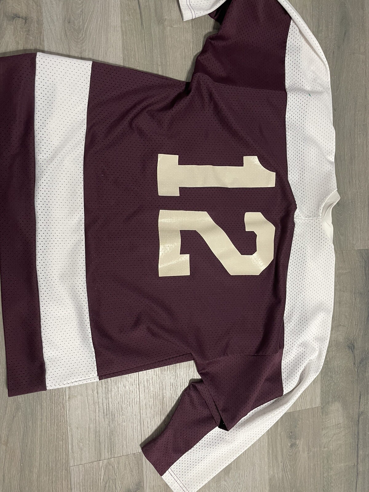 Vintage Snoopy Peanuts XXL Hockey Jersey Burgendy + W… Gem