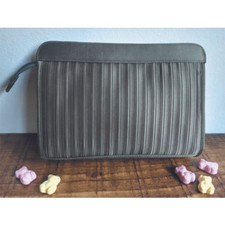 Pochette Francesco Biasia vintage, sera, cerimonia, verde militare, borsetta