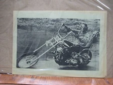Easy rider 1970's vintage mini poster Inv#G7233