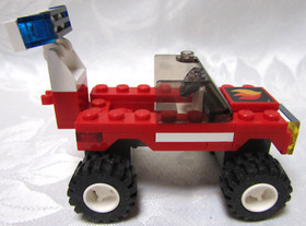 VINTAGE LEGO  CITY 7241 FIRE CAR 2005 RETIRED USED