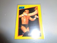 WCW WORLD CHAMPIONSHIP WRESTLING 1991 TRADING CARD # 17 LEX LUGER