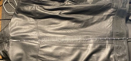 The Kooples Black Leather Lambskin Jacket NWOT. Size 52 / Fits US M-L image 3