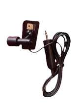 Lavalier Lapel Microphone Wired Clip-On 3.5mm Connector Black