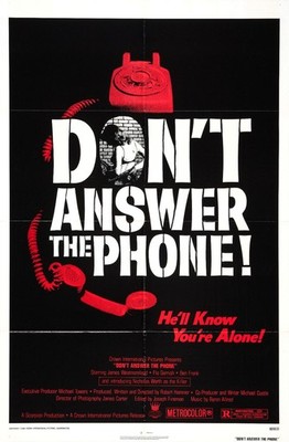 Don't Answer Phone 01 Movie Poster Kunstdruck Rahmen Iconic Poster Statement Artwor