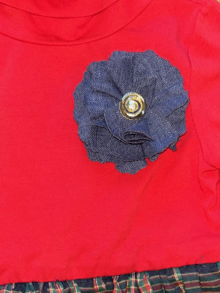 Gap Christmas Dress Classic Tartan Plaid Size 3T - Image 4 of 4