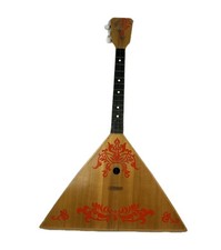 Vtg Russian Balalaika 3 strings Made In 70  s-80  s USSR Soviet Local Pick Up