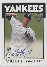 2021 Topps Update 1986 Topps Baseball Auto Miguel Yajure #86B-MY Auto 0m4q