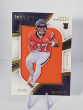 2025 Panini Immaculate Clearly Rookie Jerseys Patch /99 RJ Harvey Broncos
