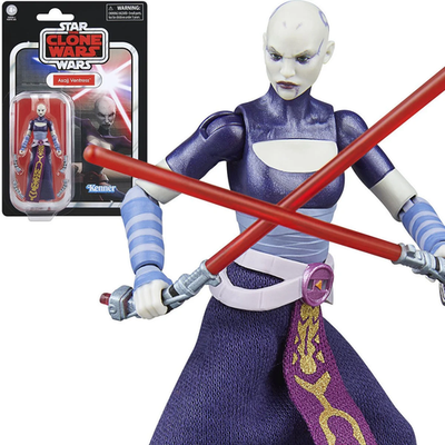 Action Figure Star Wars The Black Series Asajj Ventress Caçadora de
