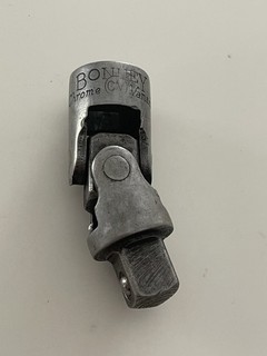 Vintage Bonney Tools Chrome Vanadium 4095 1/2” Drive Universal Joint Made In USA