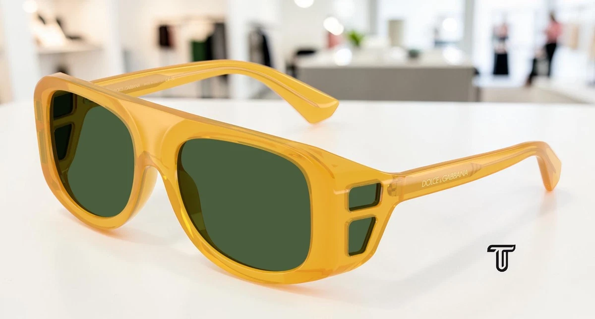 Dolce&Gabbana Yellow Sunglasses for Men for sale | eBay display picture 1