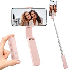 Phone Tripod, Portable Selfie Stick with Remote,Pocket Size Selfie Stick for ...