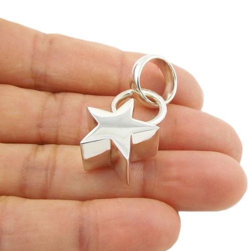 Celestial Star 925 Silver Pendant Puffed Three Dimensional Statement Jewellery - 第 5/6 張圖片