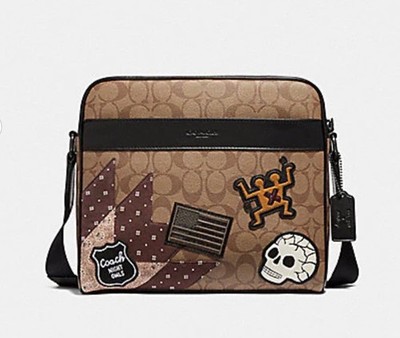 Coach Keith Haring Charles Camera Messenger Bag in Signature