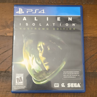 SEGA Alien: Isolation Nostromo Edition PS4 Survival Horror M 2014 NTSC-U/C