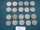US Ben Franklin Half Dollar Roll - 20 coins as pictured - $10 Face Value Lot #33