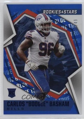 2021 Panini Rookies & Stars True Blue 48/49 Carlos Basham Jr Boogie #193 RC 1u6