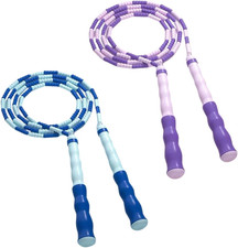 2 Stück Beaded Jump Rope, 2.8m Verhedderungsfrei Seilspringen,Segmented Length A