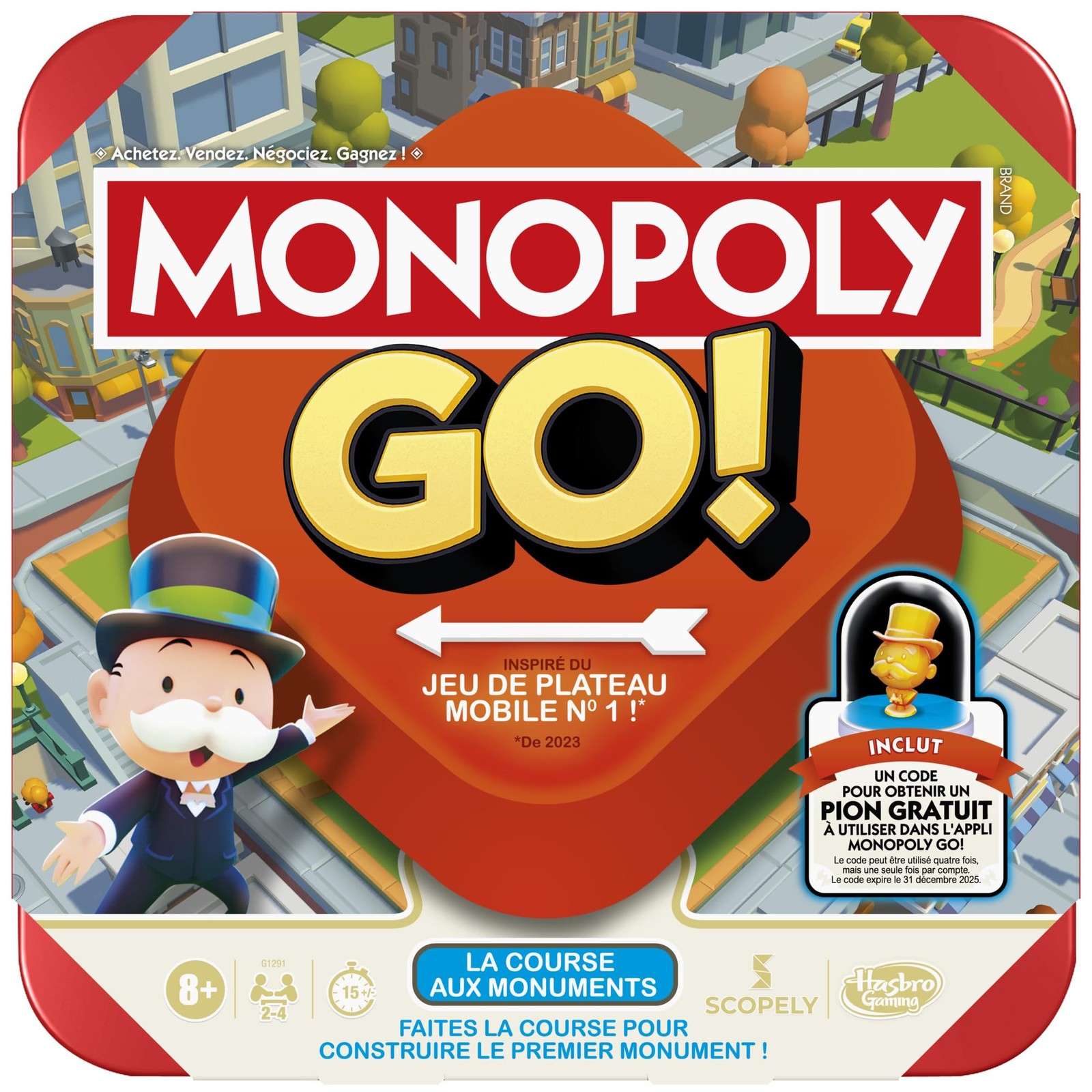 Monopoly - Go! (FR) NUOVO
