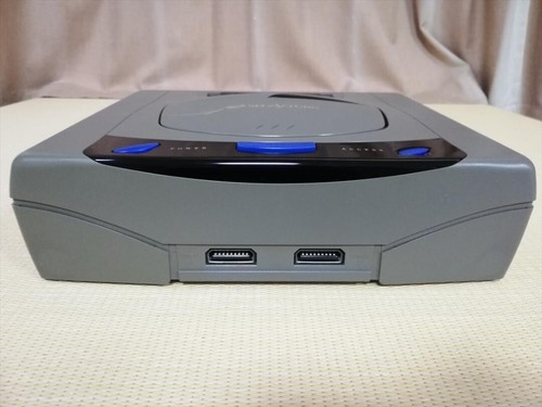 Sega Saturn Console Gray HST-0004 with 2 controllers Japanese Version tested - Picture 5 of 6