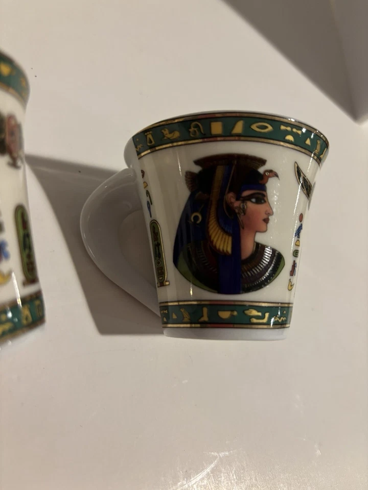 Set Of 4 Fathi Mahmoud Egyptian Espresso Cups - Image 3 of 4