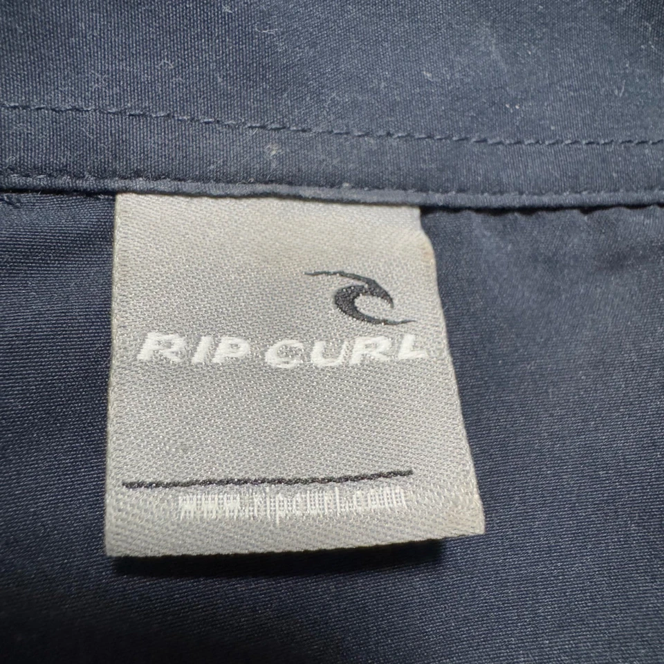 Rip Curl Graphic Button Down Shirt Men's Medium - Surf Skate Casual Y2K Boxy - Image 2 of 4